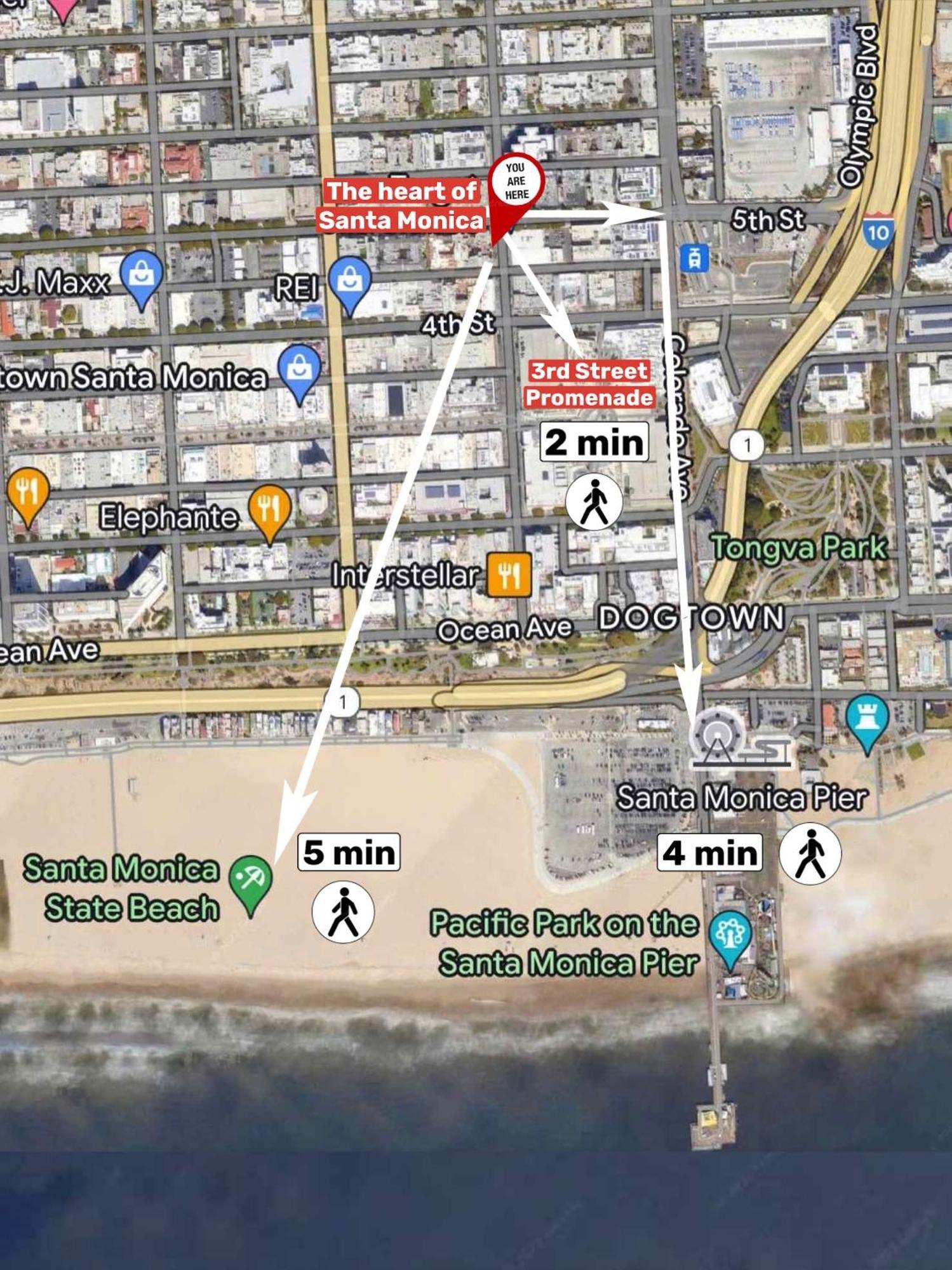 6 Modern 2 Bdr Apartment Santa Monica Pier Los Angeles Esterno foto